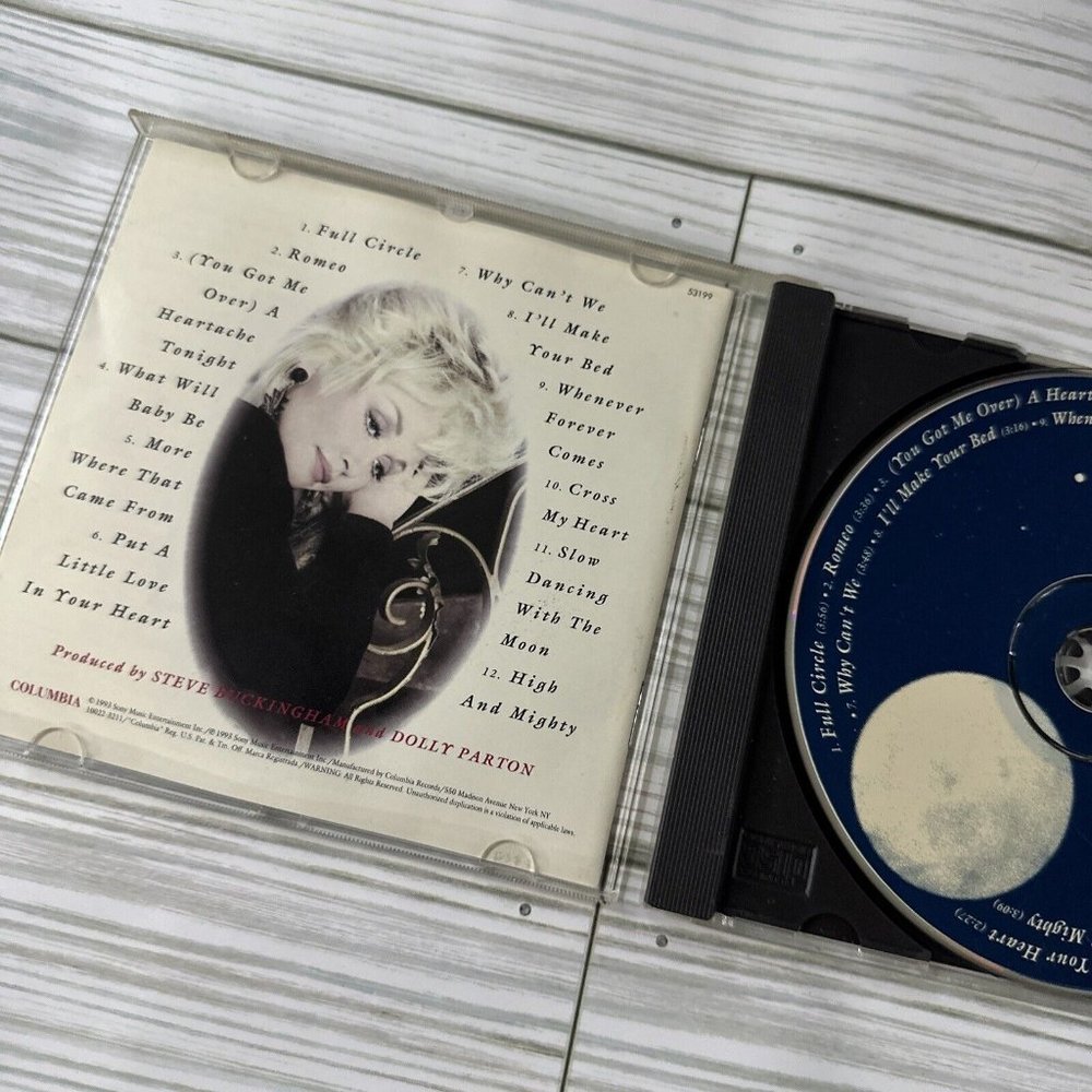 Slow Dancing with the Moon by Dolly Parton (CD, Feb-1993, Columbia (USA)) - Picture 3 of 7